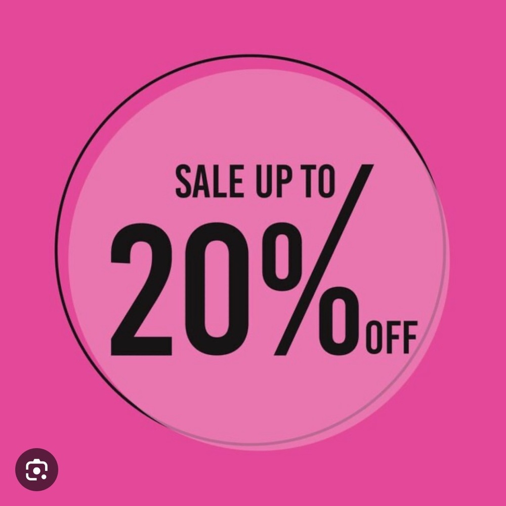 Pink Sale Sign